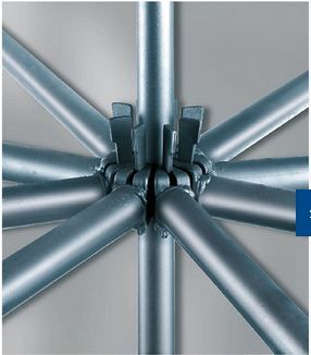 Système d'échafaudage multidirectionnel Multiceta - Ceta - acier galvanisé - diamètre du tube 48,3 mm - modularité jusqu'à 300 cm_4