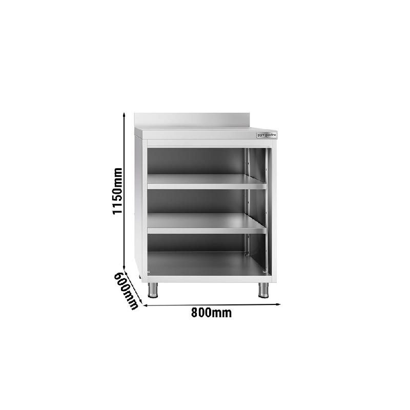 Table de préparation cocktail inox - 800 x 600 mm - 3 étagères_4