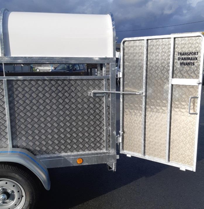 Remorque pour transport d'animaux - 3,00 X 1,62 X 1,50 M - 2000KG - MAGNUM MOUTONNIERE GALWAY ALU_4