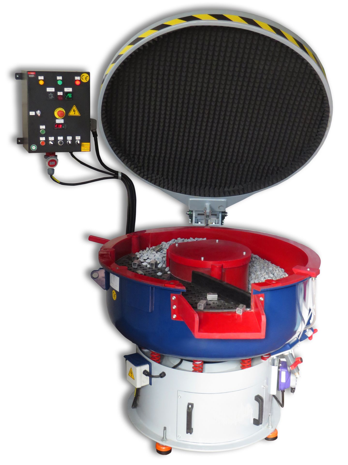 Tribofinition de polissage mécano-chimique et trovalisation - Vibrateurs cylindriques RV 1000-SL avec ébavurage et polissage intégrés_0