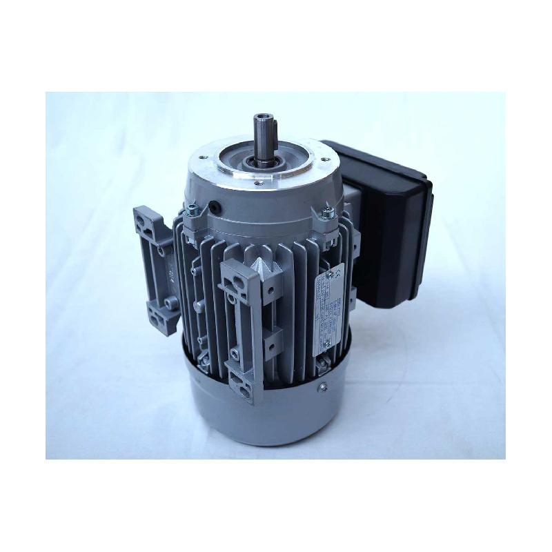 Moteur électrique monophasé ALMO 220V 0.37kW 3000tr/min - Bride B34 - Trous taraudés à pattes_4