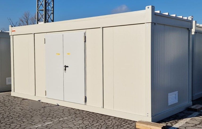 Local technique modulaire - normes de sécurité - dimensions L.6.09m x l.2.42m - panneaux coupe-feu 2H00_4