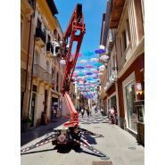 Lightlift 20.10 mk2 - nacelle araignée - hinowa s.P.A. - capacité nacelle chenillée 230kg_4