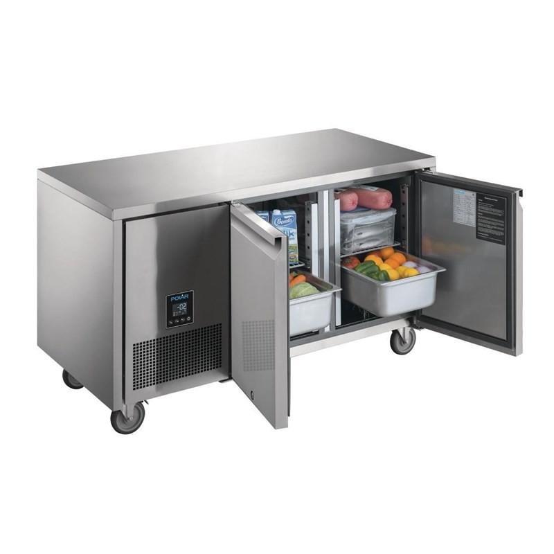 Table réfrigérée positive 2 portes Serie U Premium 267L UA005 Polar_4