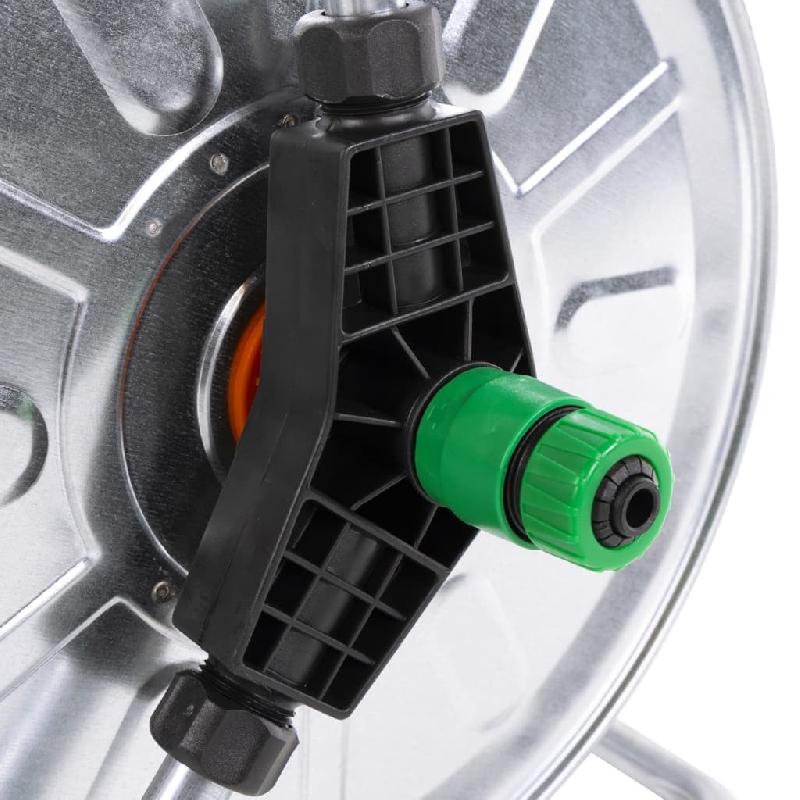 Vidaxl enrouleur de tuyau mural pour tuyau de 50 m 1/2