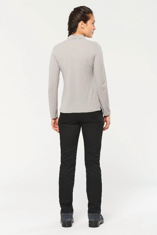Polo manches longues femme - Réf: WK277 - WK. Designed To Work - 65% polyester / 35% coton - Lavable à 60°C_4