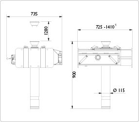 GDT150 - Crics de fosse hydropneumatiques télescopiques - AC Hydraulic - 15 tonnes_4