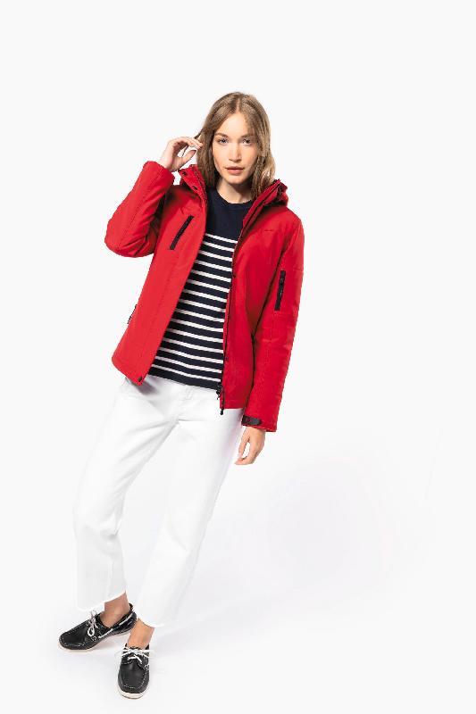 Parka softshell doublée capuche femme - Réf: K651 - Kariban - Imperméable et respirante_4