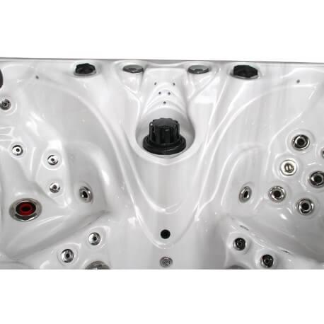 THE JOY - Spa portable - 4 places - 7 assises - 225x225x91 cm - Massage Aqua Rolling et 70 jets_4