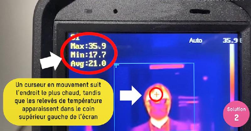 DIS-THERMO-21B - Caméra thermique portable 160x120 px pour température corporelle et détection de fièvre_4