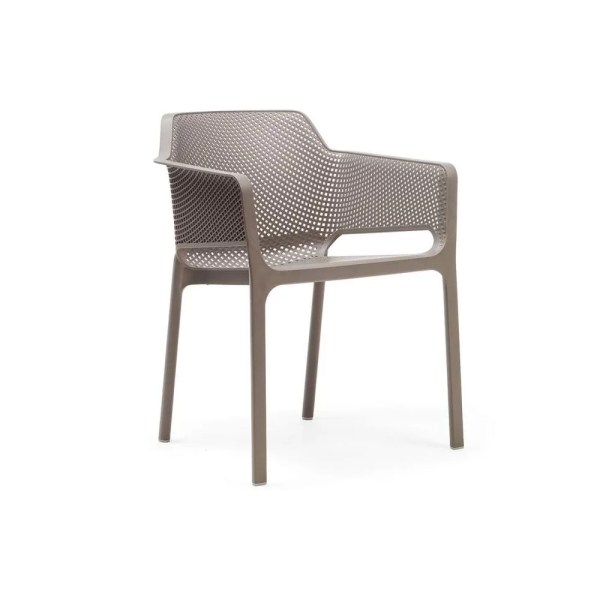 Fauteuil en résine Net Nardi - Stamp - structure polypropylène renforcée fibre de verre - usage extérieur_4