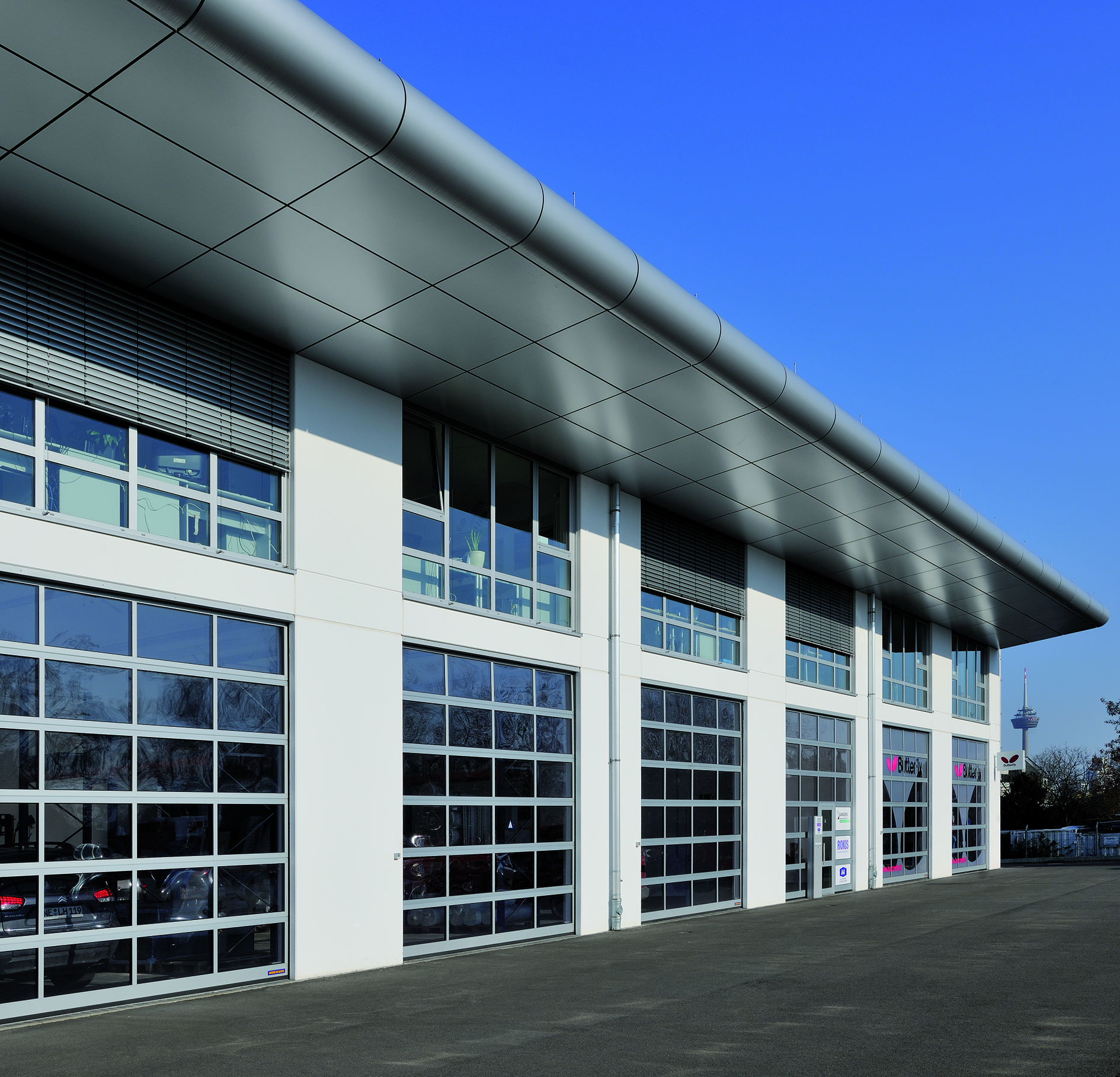 Porte sectionnelle industrielle sur mesure Hormann - motorisée ou manuelle - usage intensif avec 10 couleurs au choix_4