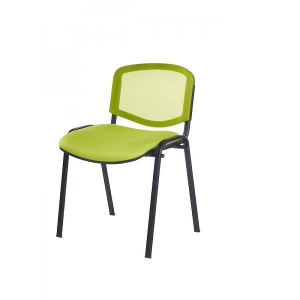 Chaise visiteurs  Anel dossier en résille - Rouge_4