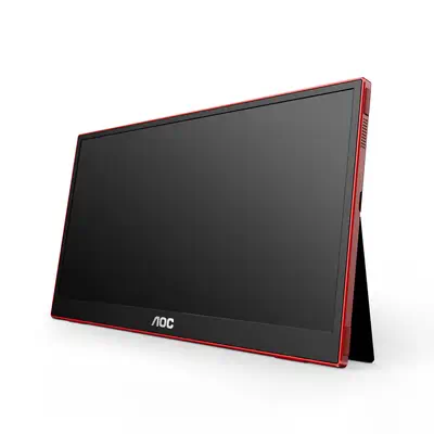 AOC 16G3 téléviseur et moniteur portables Moniteur portable Noir, Rouge 39,6 cm (15.6