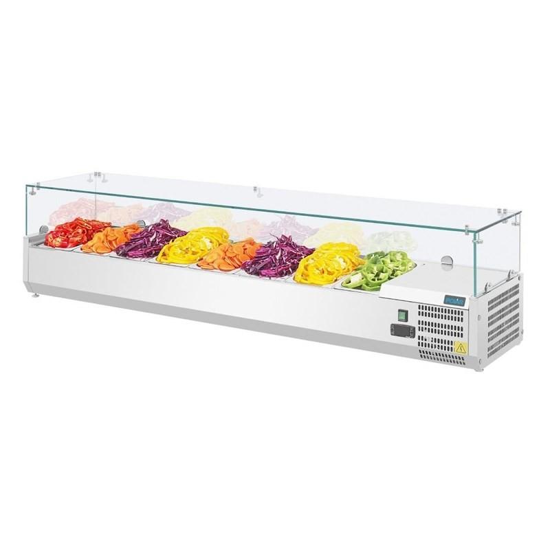 Saladette réfrigérée 8 bacs GN 1/3 Série G GD877 Polar_4