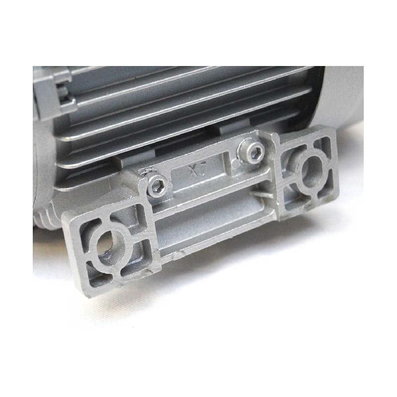 Moteur électrique triphasé 230/400V 0.55kW - 1000tr/min - Bride B3 à pattes - ALMO CAIS80B6_4