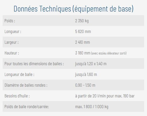 G3020 Q Profi - Enrubanneuse agricole Goewell Maschinenbau GmbH - Balles rectangulaires jusqu'à 1,60 m_4