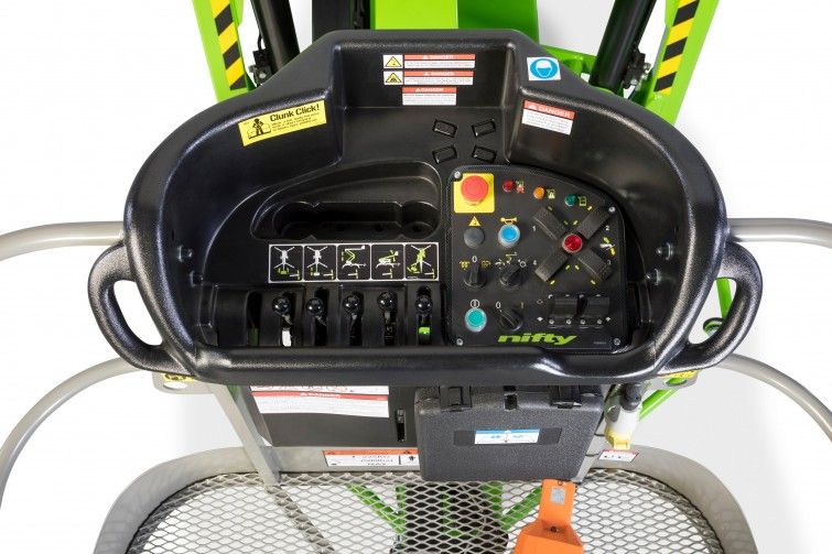 Nacelle tractable nifty 210 - niftylift - hauteur de travail 21 m - charge max 225 kg_4