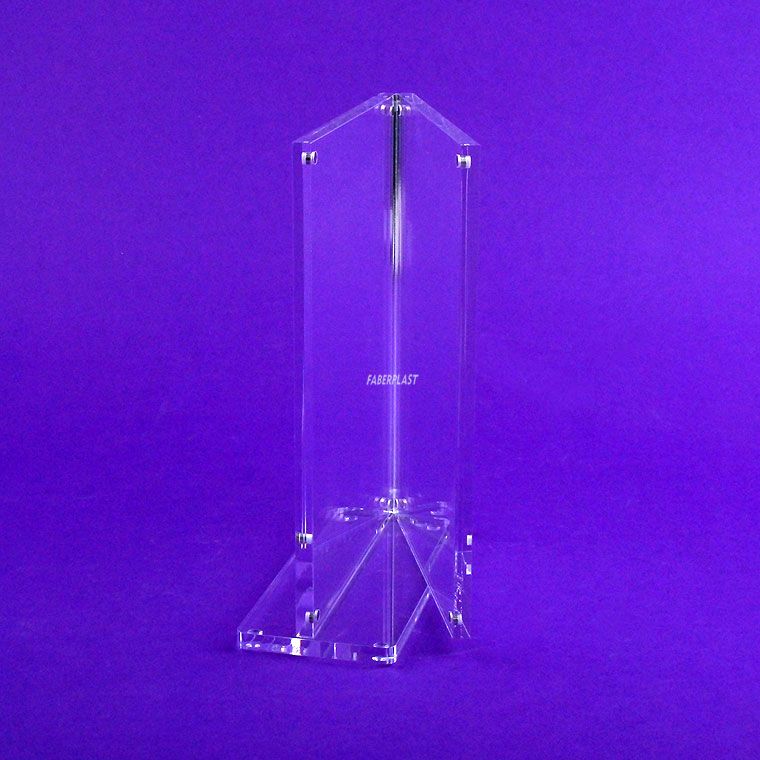 Fb1207 - porte-visuel de comptoir - Faberplast - A6 (10,5 x 14,8 cm) - Vertical en plexiglas avec aimants_4