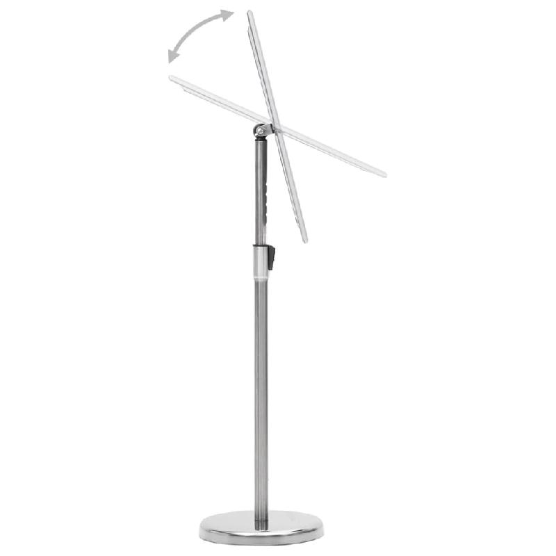 Vidaxl support d'affiche a4 sur pied argenté alliage d'aluminium 51209_4