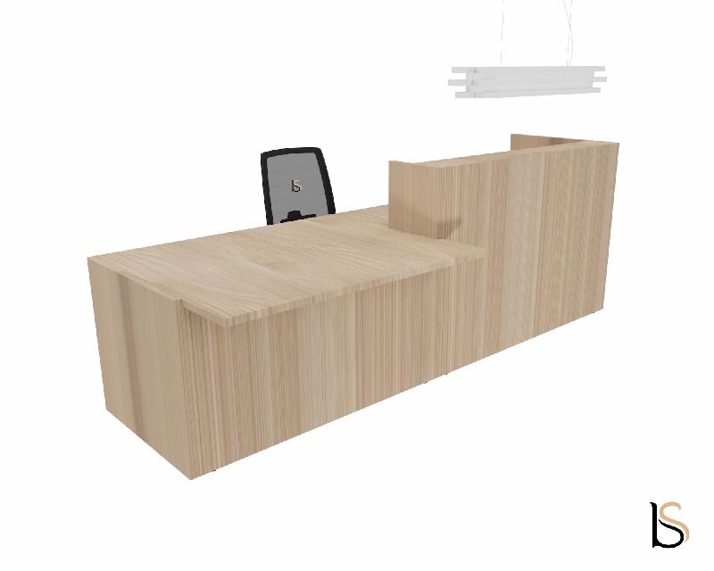 Banque d'accueil design avec accès PMR Z2 - Officity - 246, Gauche, Orme_4