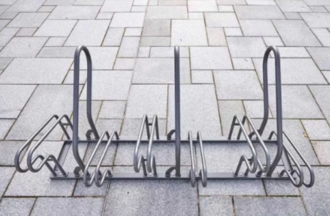 Support vélos 6 places - OPTIMUM - Hauteur 527 mm - Largeur 572 mm - Acier - Emplacements décalés_4