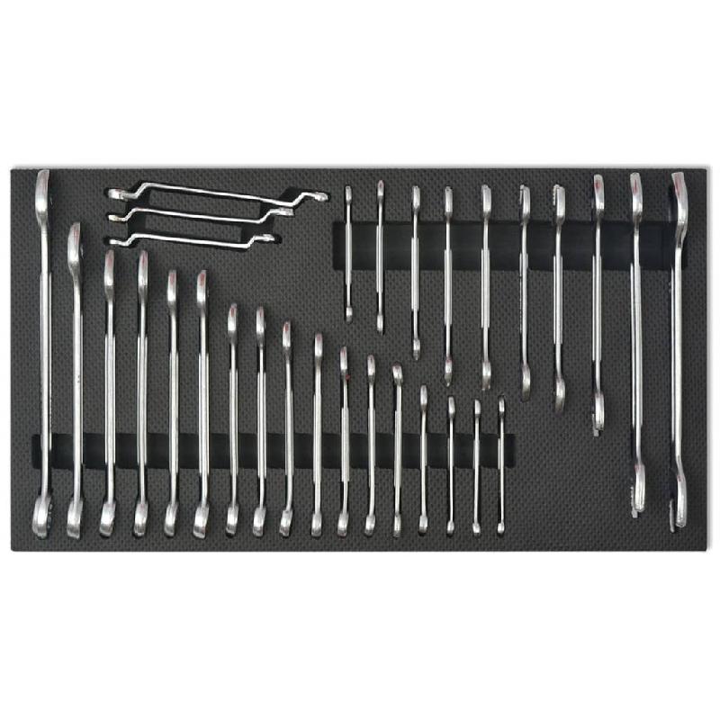 Vidaxl chariot à outils pour atelier avec 1125 outils acier rouge 142248_4
