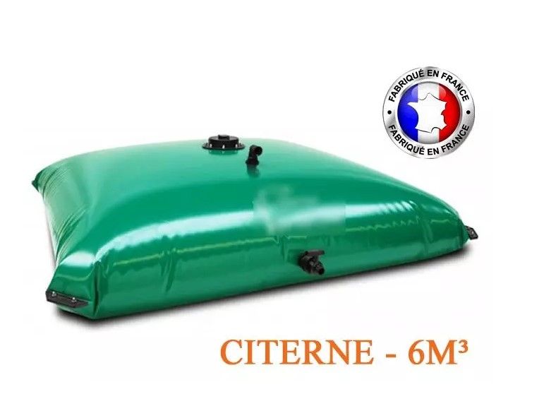 Citerne souple récupération eau de pluie - Neatfx - 6 m³ - Normes NF EN ISO et haute résistance_0