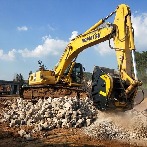 Godet concasseur BF120.4 S4 - Pour pelles hydrauliques 30 à 45 tonnes, capacité 1,3 m³_4