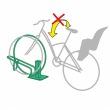 Support 2 vélos décalés face à face - VelFace - rangement rapide et ordonné, idéal pour allées centrales_4