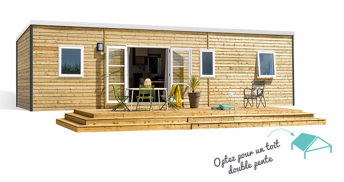 Mobil home alizé 104 / 4 chambres et 1 salle de bains / 36.80 m² / 8 à 10 personnes / 10 x 4 m_4