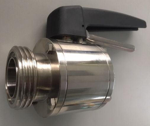 Vannes à boule en inox 316L - commande manuelle ou pneumatique - stérilisables et démontables_4