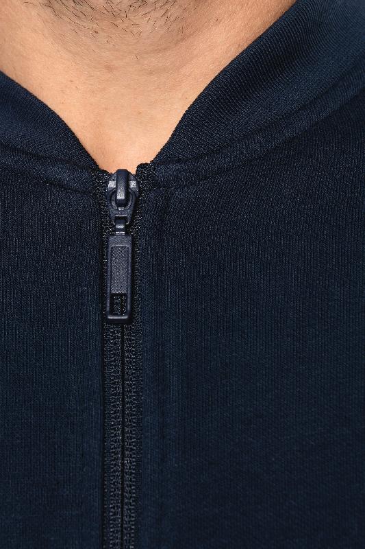 Veste molleton zippée homme - Réf: K4002 - Kariban - Lavable à 60°C - Col Teddy - Plusieurs tailles et couleurs_4