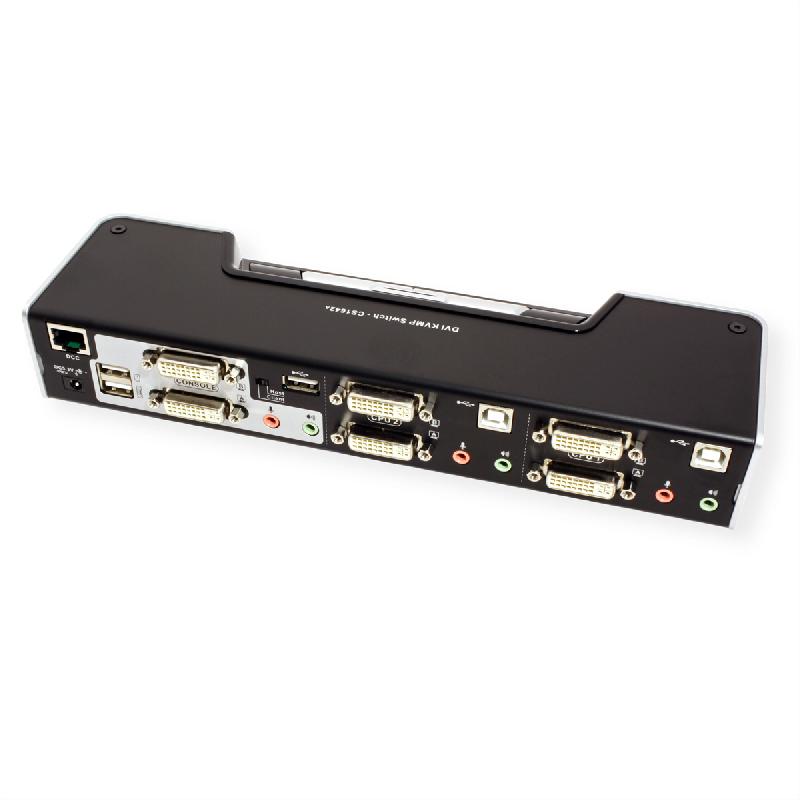 Aten cs1642a switch kvm dual-view dvi, usb, audio, usb-hub, 2 ports_4
