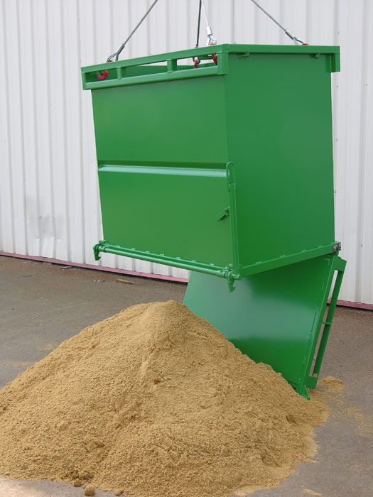 FOP/FIP/FMP - Benne agrégats renforcée à fond ouvrant - Goubard SARL - Capacité 500 à 1000 L_4