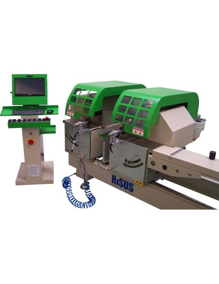 Ra-520 - Tronçonneuse à double tête - Idéal Machines - Scie 520 mm - Coupe aluminium 45°-90°_4