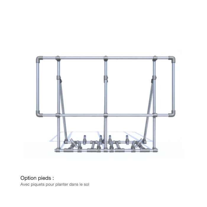 Structure sur pieds - 0.5 m du sol - Bâche Tendue - So-Big_4