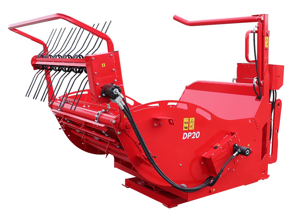 Dérouleuse à peignes avec commande hydraulique pour paillage