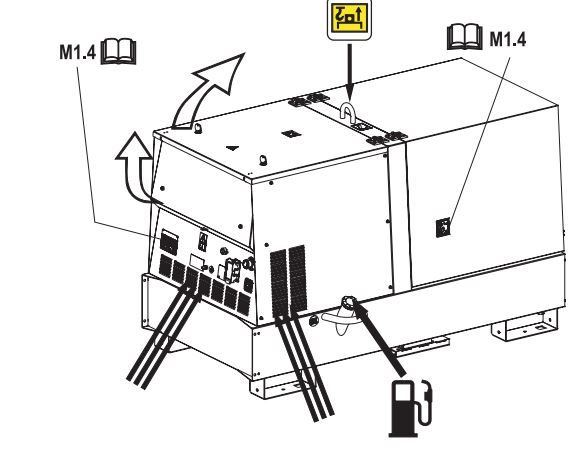 Groupe électrogène diesel MOSA GE 15 YSXC - Triphasé 14 kVA - Insonorisé avec autonomie de 23h_4
