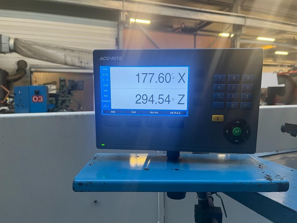 Tour conventionnel CAZENEUVE HB 725 x 1500 - réf 3633 - Distance entre pointes 1500 mm - Diamètre 725 mm au-dessus du banc_4