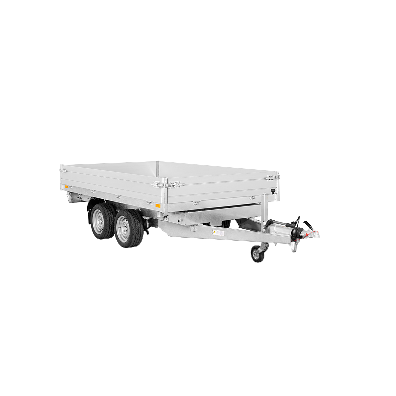 Remorque Tri-benne SARIS - 306 x 184 - PTAC : 3500 kg - 2 Essieux - Freinée - Pompe Electrique - Référence - 39300_VENISE_BAG205_4