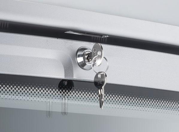 Armoire congélateur vitrée blanche 300 L - avec canopy | Coolhead - TNG390C_4