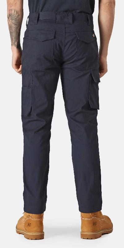 Pantalon lead in flex homme - réf: dk0a4xsq - Dickies - 97% coton, 3% élasthanne - Noir et Navy_4