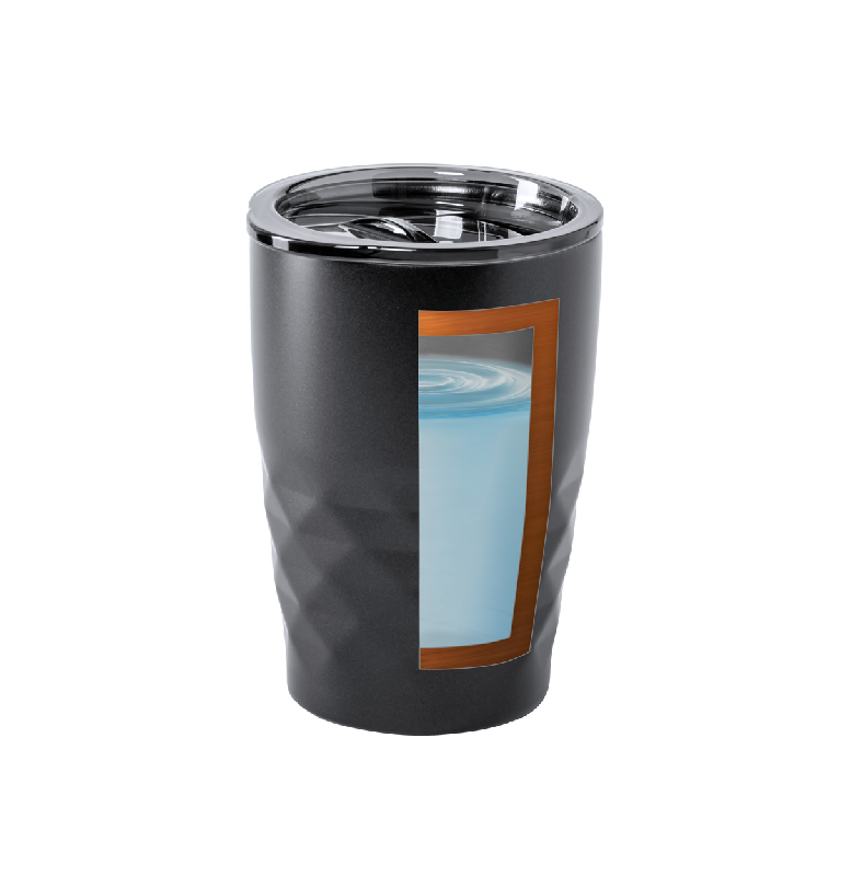 Mug thermos isotherme - double paroi inox et cuivre - 350 ml - garde boissons chaudes 12h et froides 24h_4