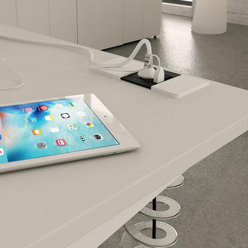 Bureau assis debout électrique motorisé neuf - 140 x 80 cm - Hauteur réglable de 69 à 120 cm - NIVO_4