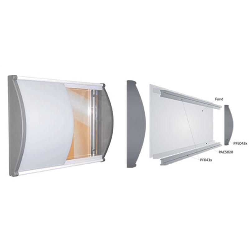 Cléopâtre - panneau d'enseigne murale galbée - dediservices - 2(l) x 0,60(h) m_4