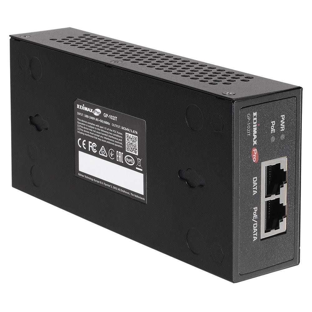 Commutateurs - switch - Emidax GP-102IT - Injecteur PoE++ Gigabit IEEE 802.3at 60W_4