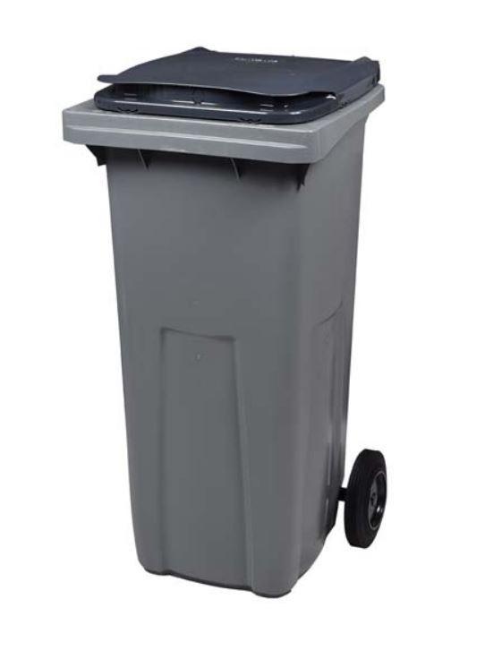 Conteneur Korok 2 roues 120L - disponible en plusieurs coloris - plastique polyéthylène haute densité_4