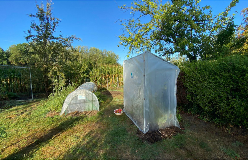 Serre de jardin pratique, peu encombrant et fiable, idéale contre le mildiou - Largeur 1,73 m - ABRI POTAGER_4