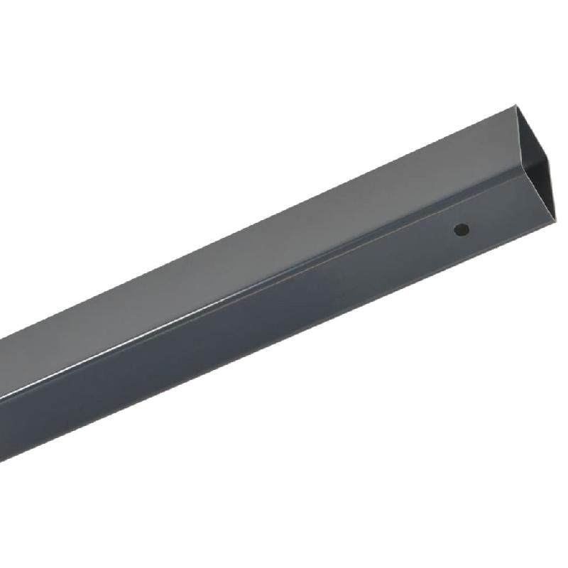 Vidaxl poteaux de clôture de jardin 30 pcs gris 220 cm acier 3196199_4